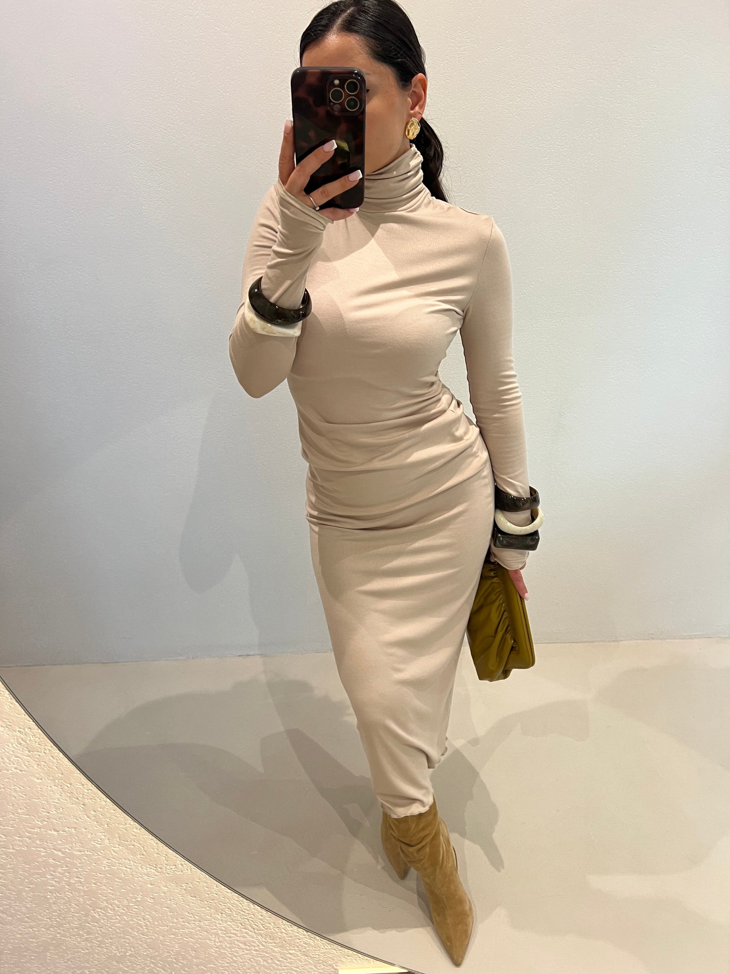 Рокля от трико SECOND SKIN DRESS