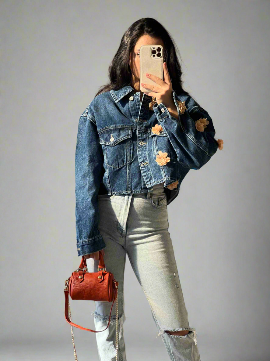 Дънково яке MODA BOMBA'S SPRING