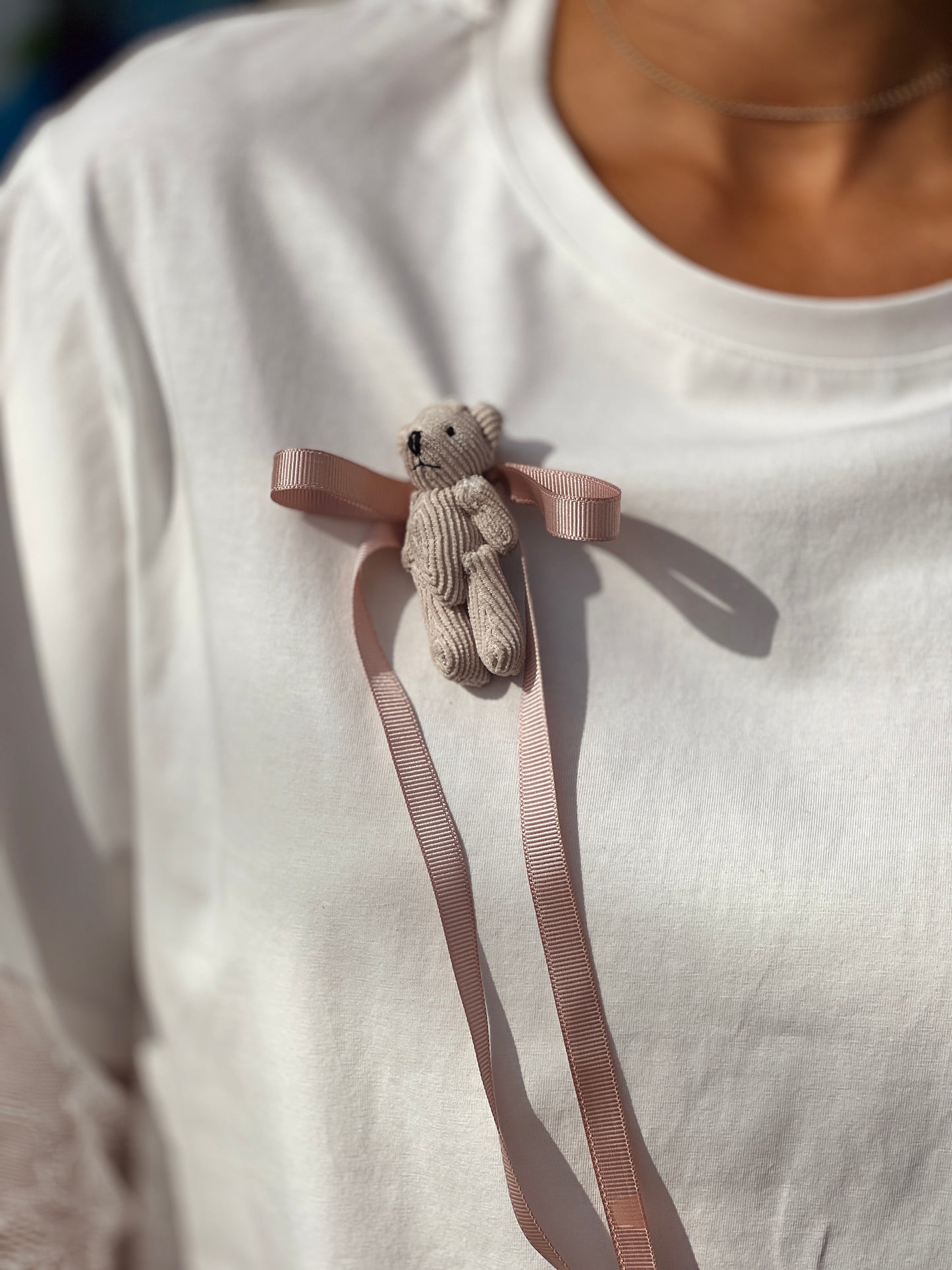 Тениска с дантелен ръкав TEDDY