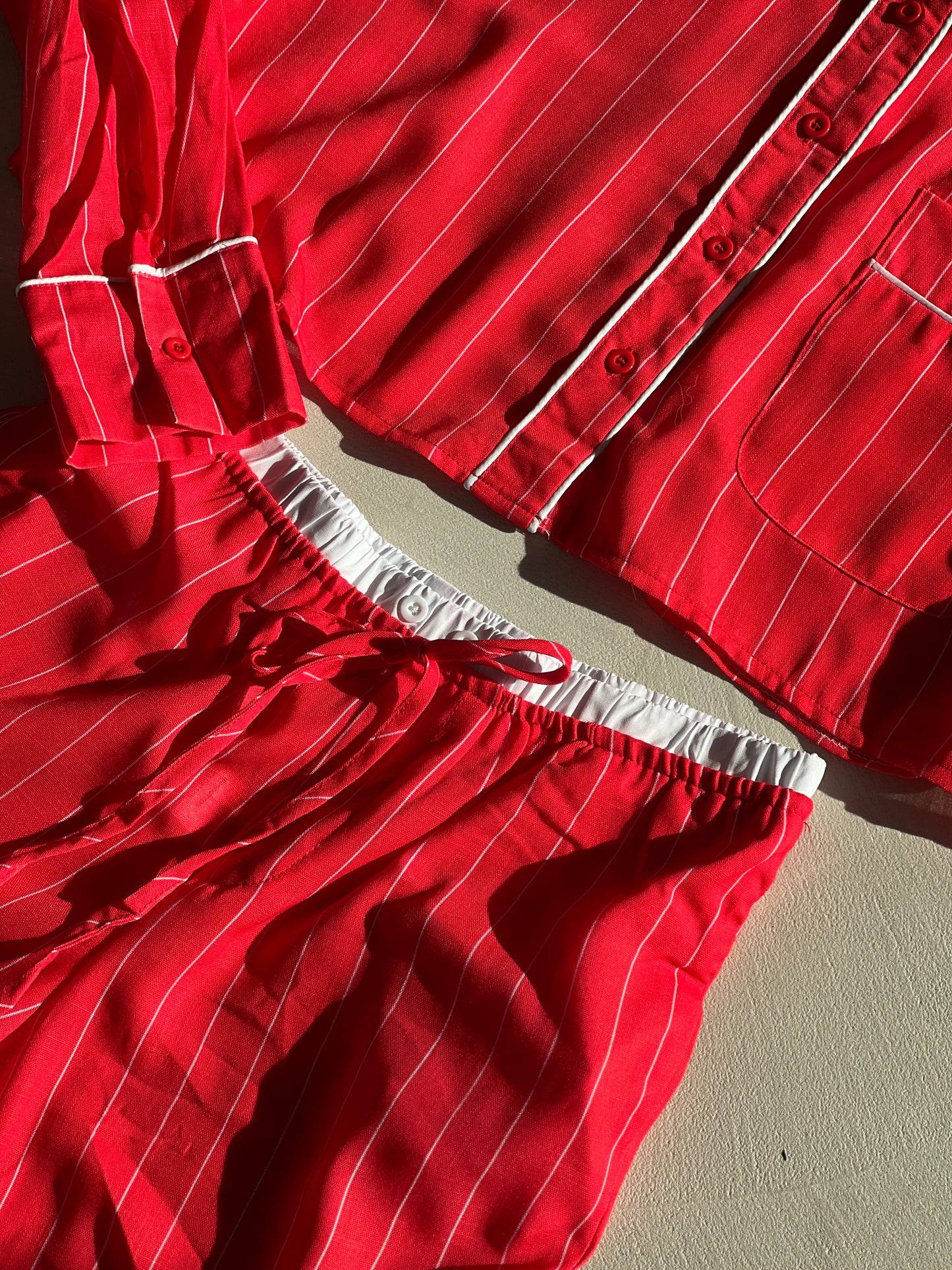 Памучна пижама PIJAMA PARTY RED