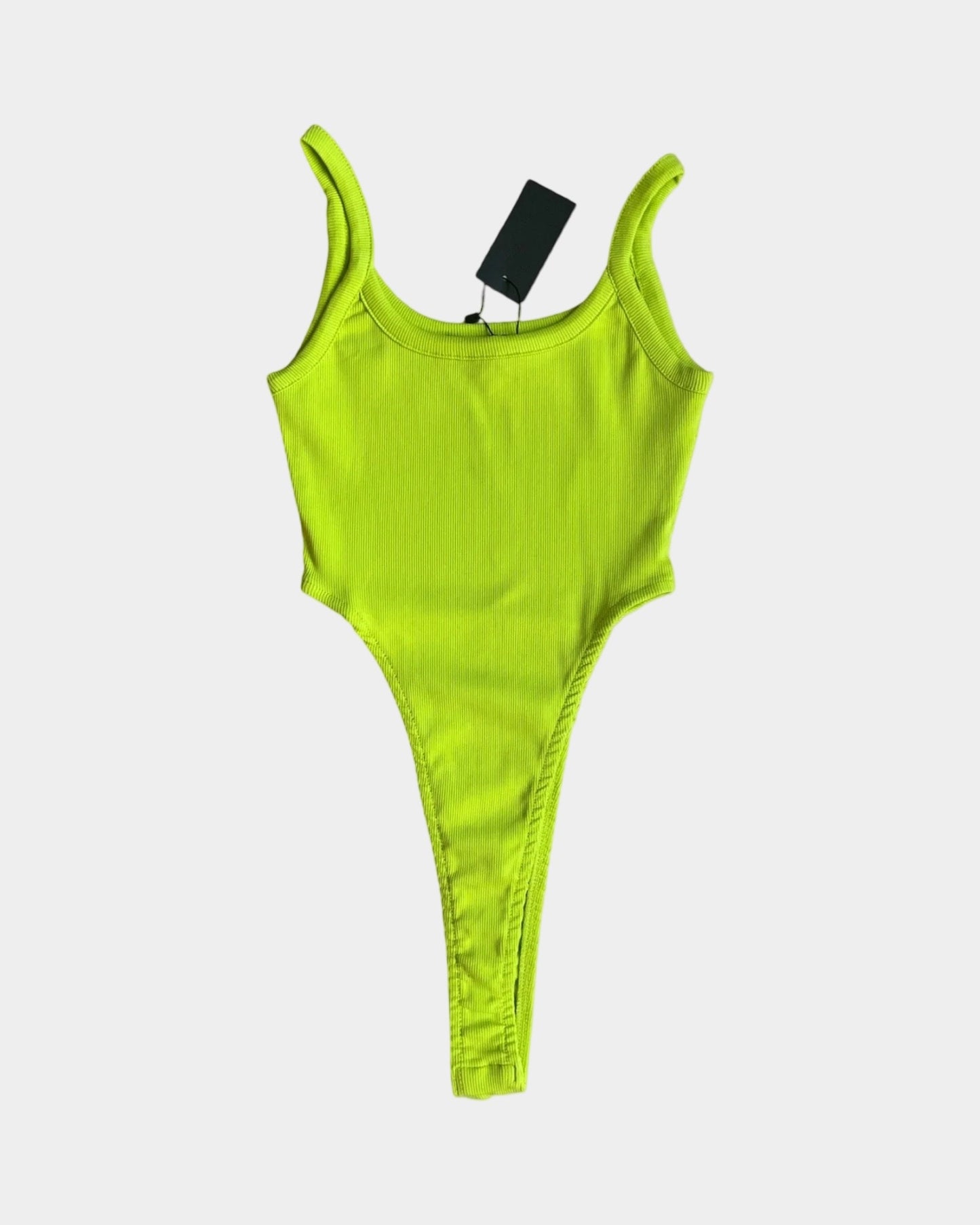 Рипс изрязано боди NEON GREEN