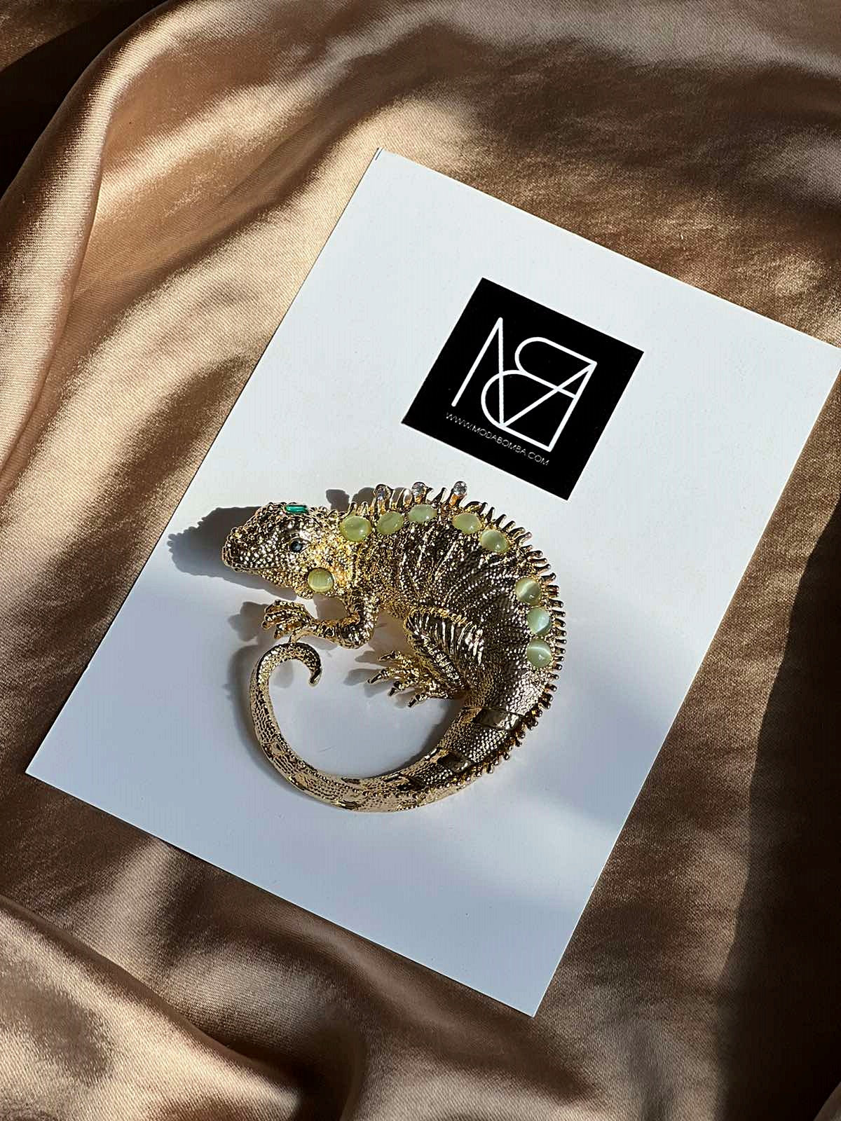 Брошка LIZARD
