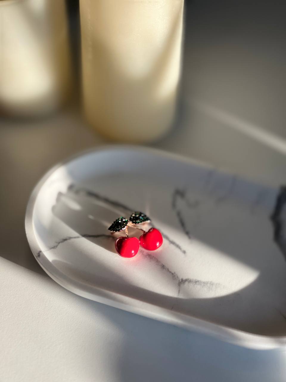 Брошка черешка CHERRY