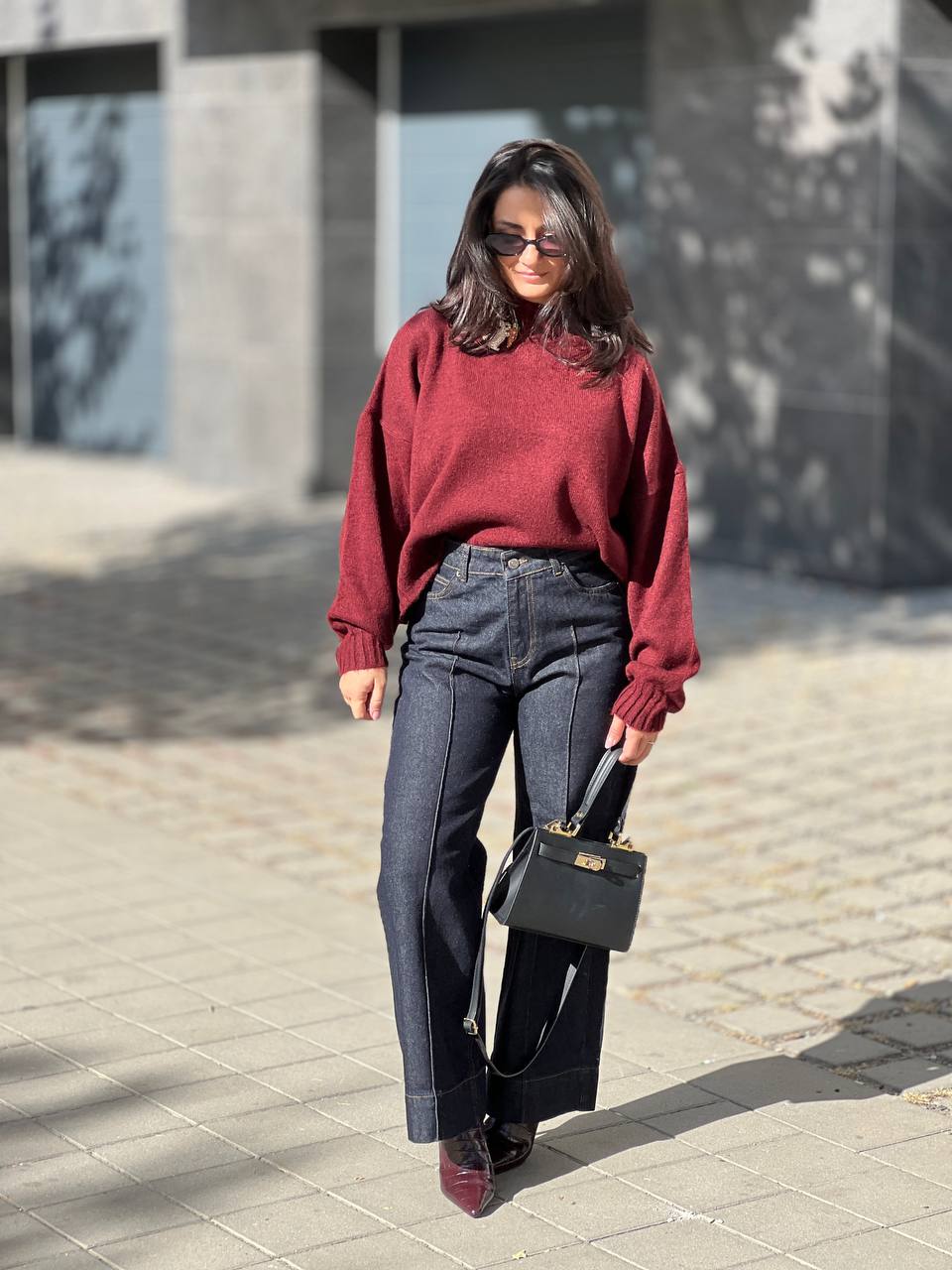 Дънки със скъсена кройка WHEN IN PARIS