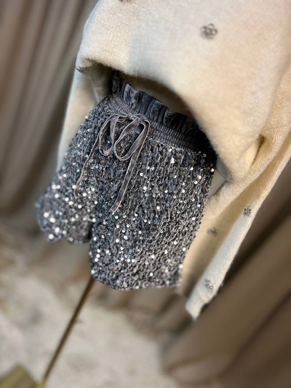 Sequin Shorts THE LIFE OF THE PARTY