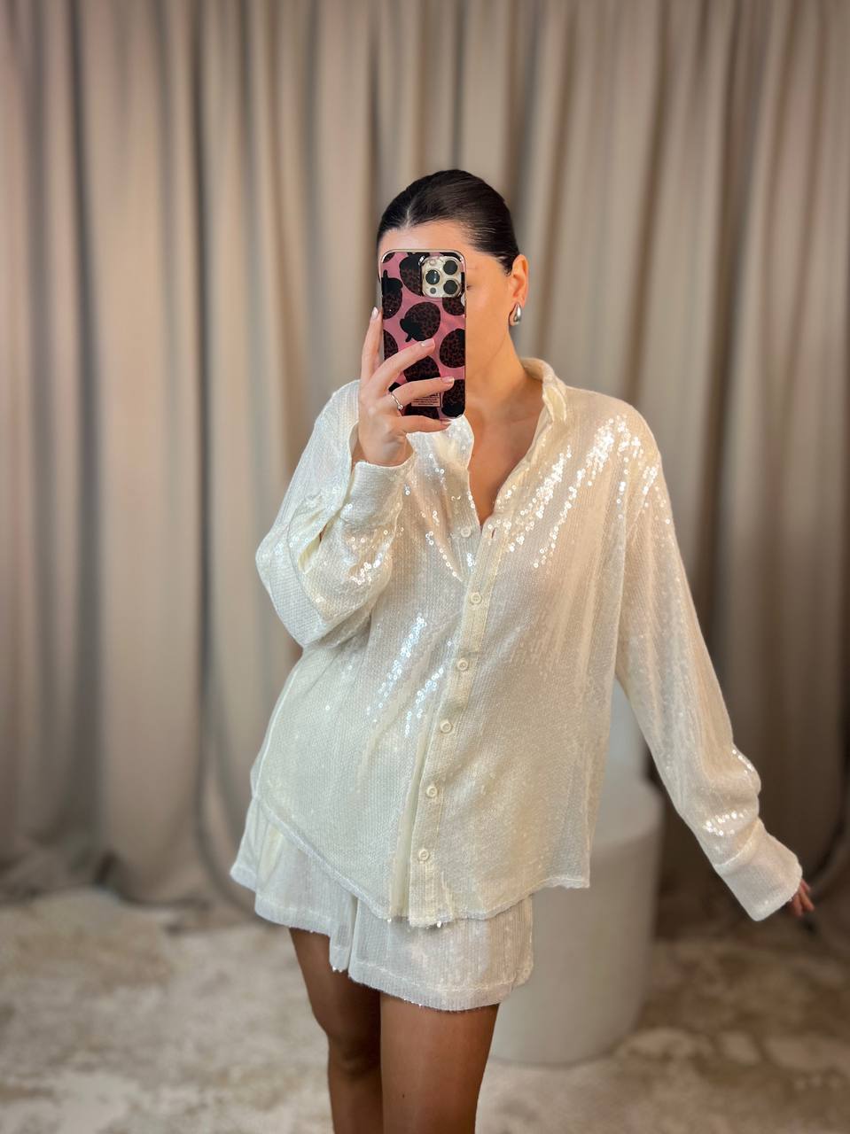 Риза с пайети SUPERNOVA