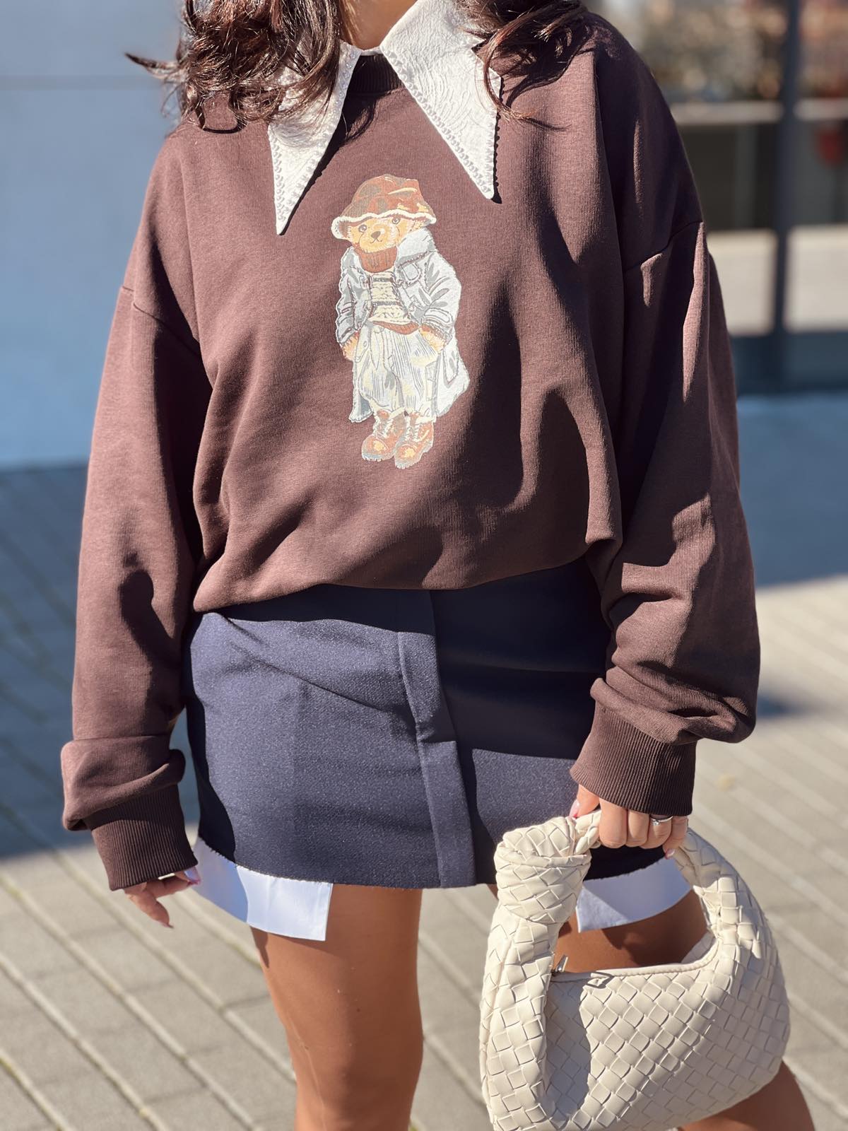 Суитшърт TEDDY BROWN