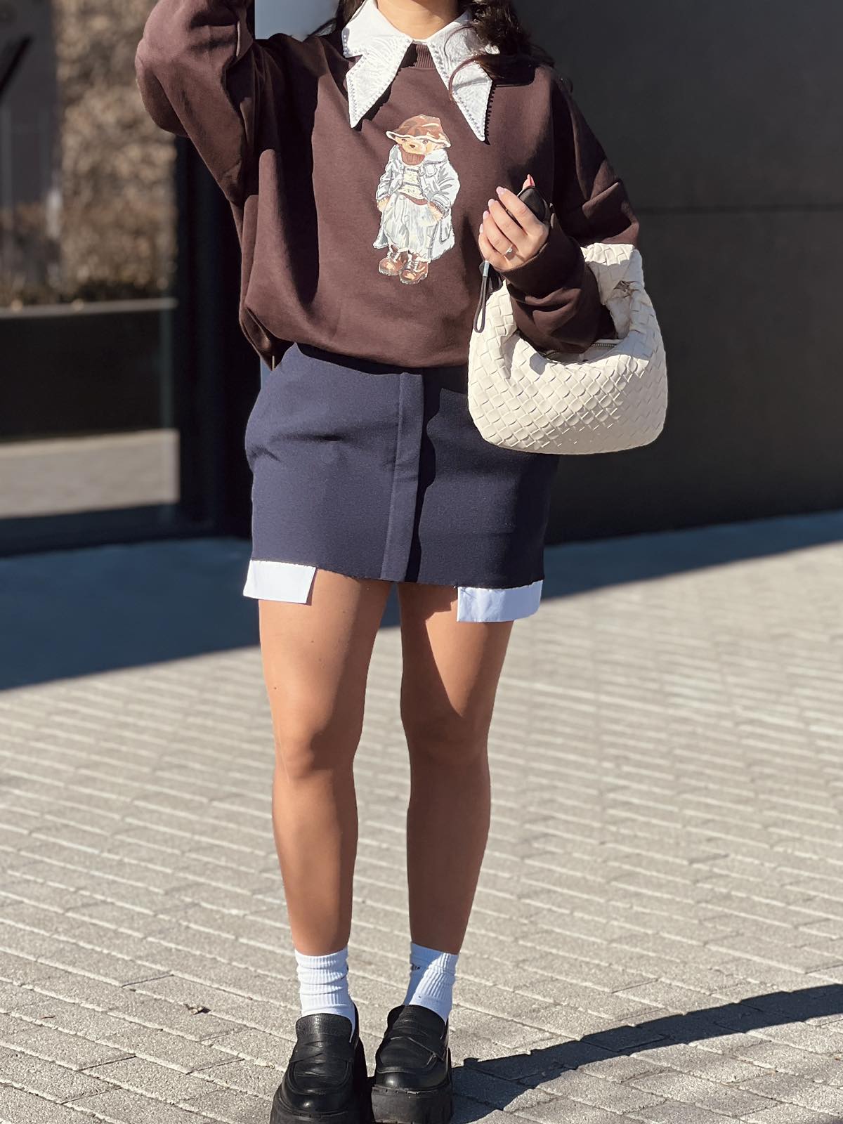 Суитшърт TEDDY BROWN
