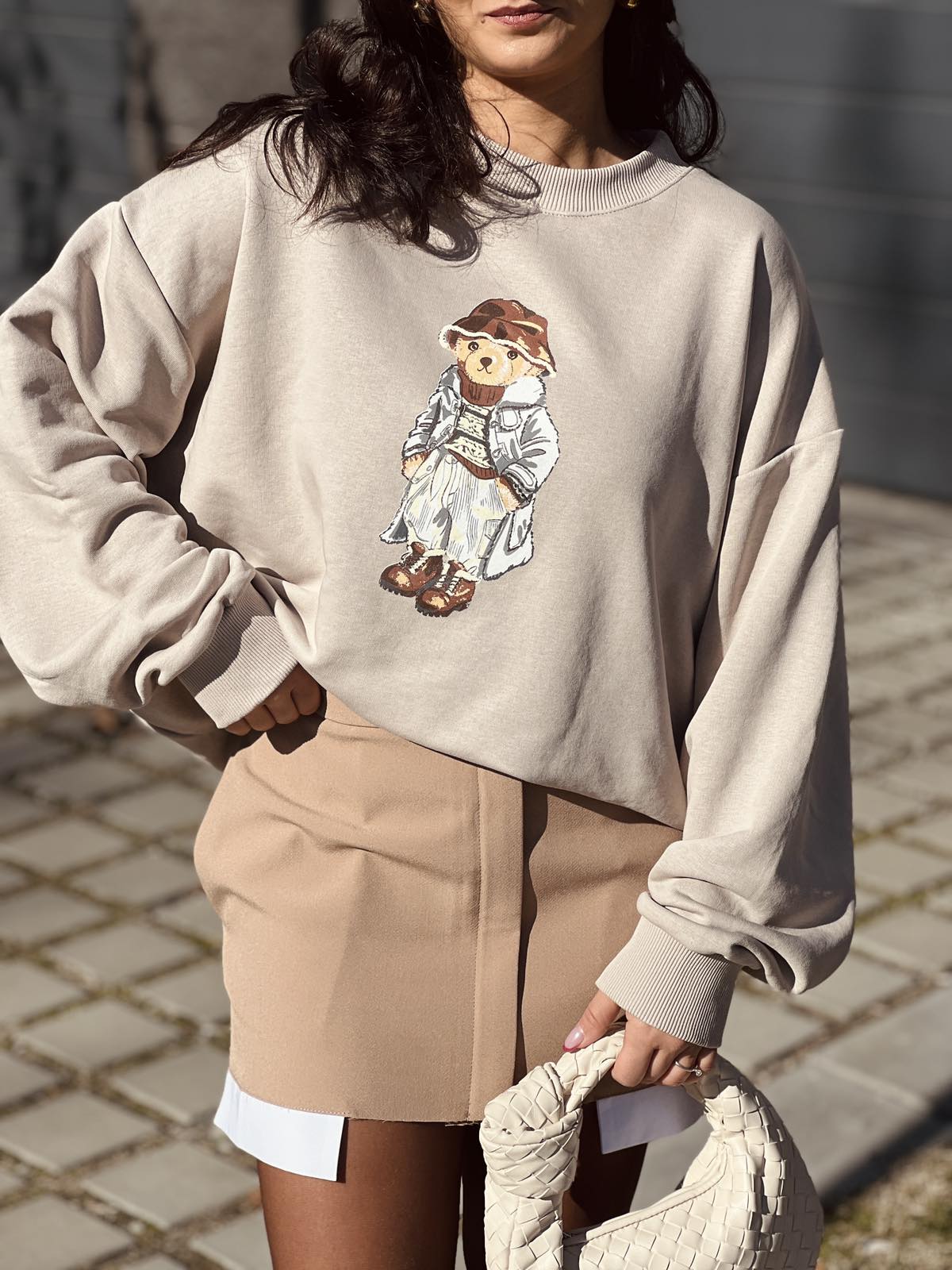 Къса пола KENDALL BEIGE