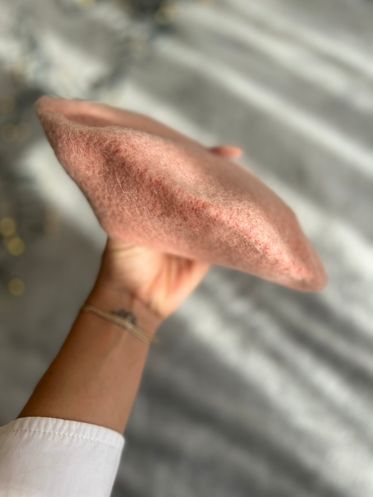 Барета (вълна) POWDER PINK