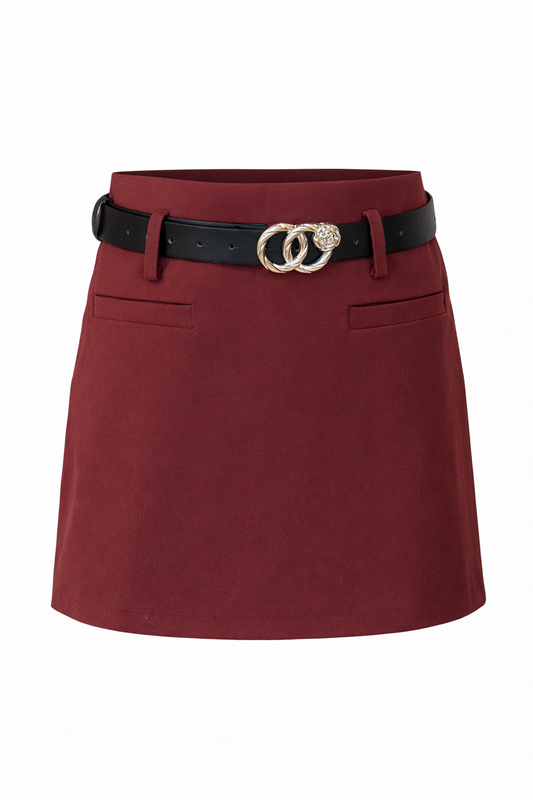 Fustă-pantalon BURGUNDY