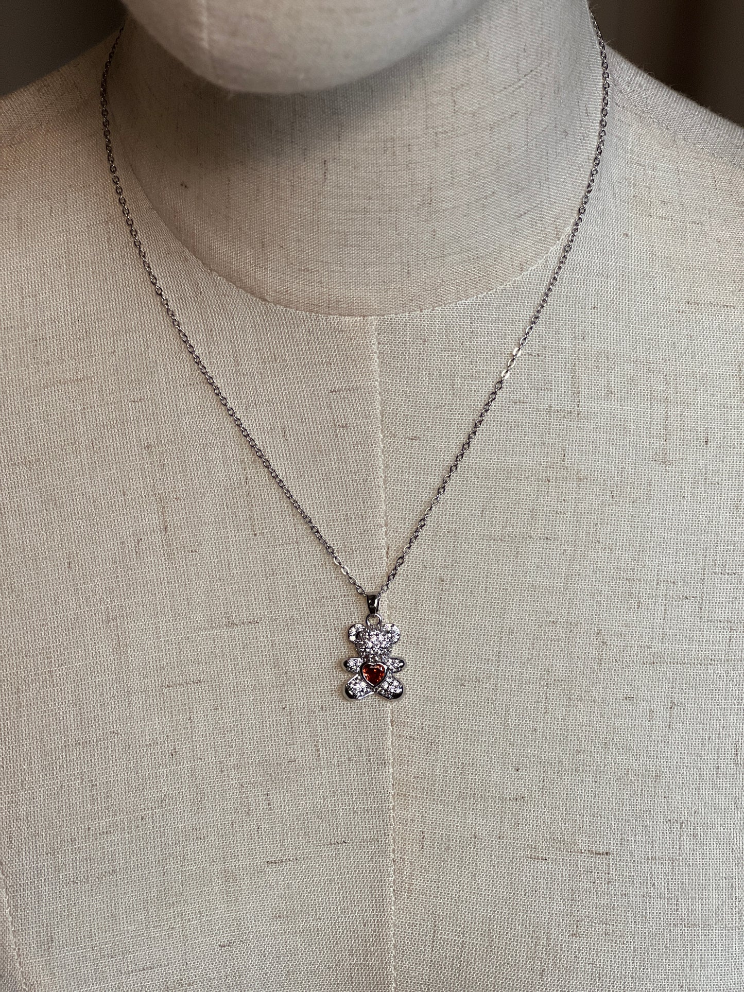 Колие от неръждаема стомана LOVE TEDDY