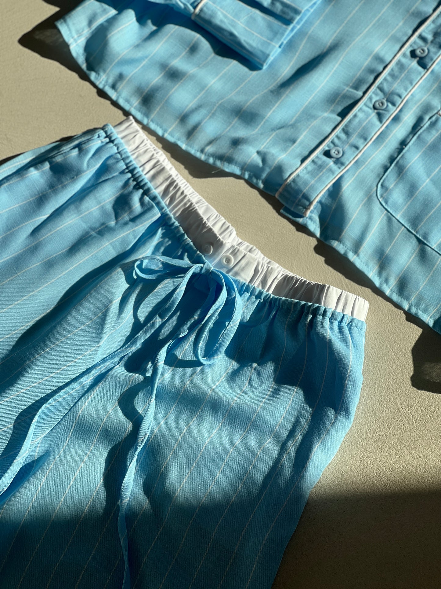 Памучна пижама PIJAMA PARTY BLUE