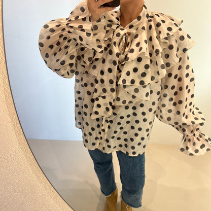 Ruffled shirt and skirt ANTOINETTE