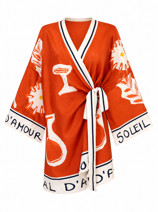 Ленено кимоно SOLEIL D’AMOUR - PRE-ORDER