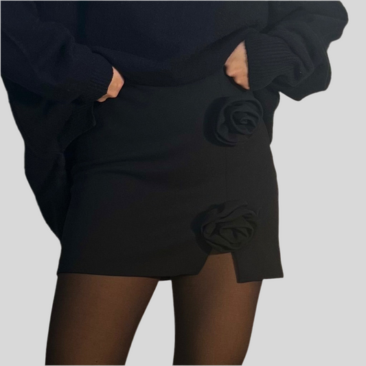 Пола с рози LOVER black