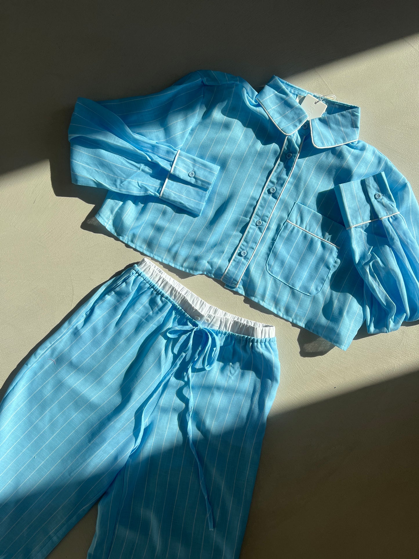 Памучна пижама PIJAMA PARTY BLUE