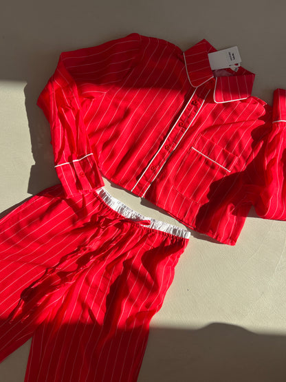 Памучна пижама PIJAMA PARTY RED