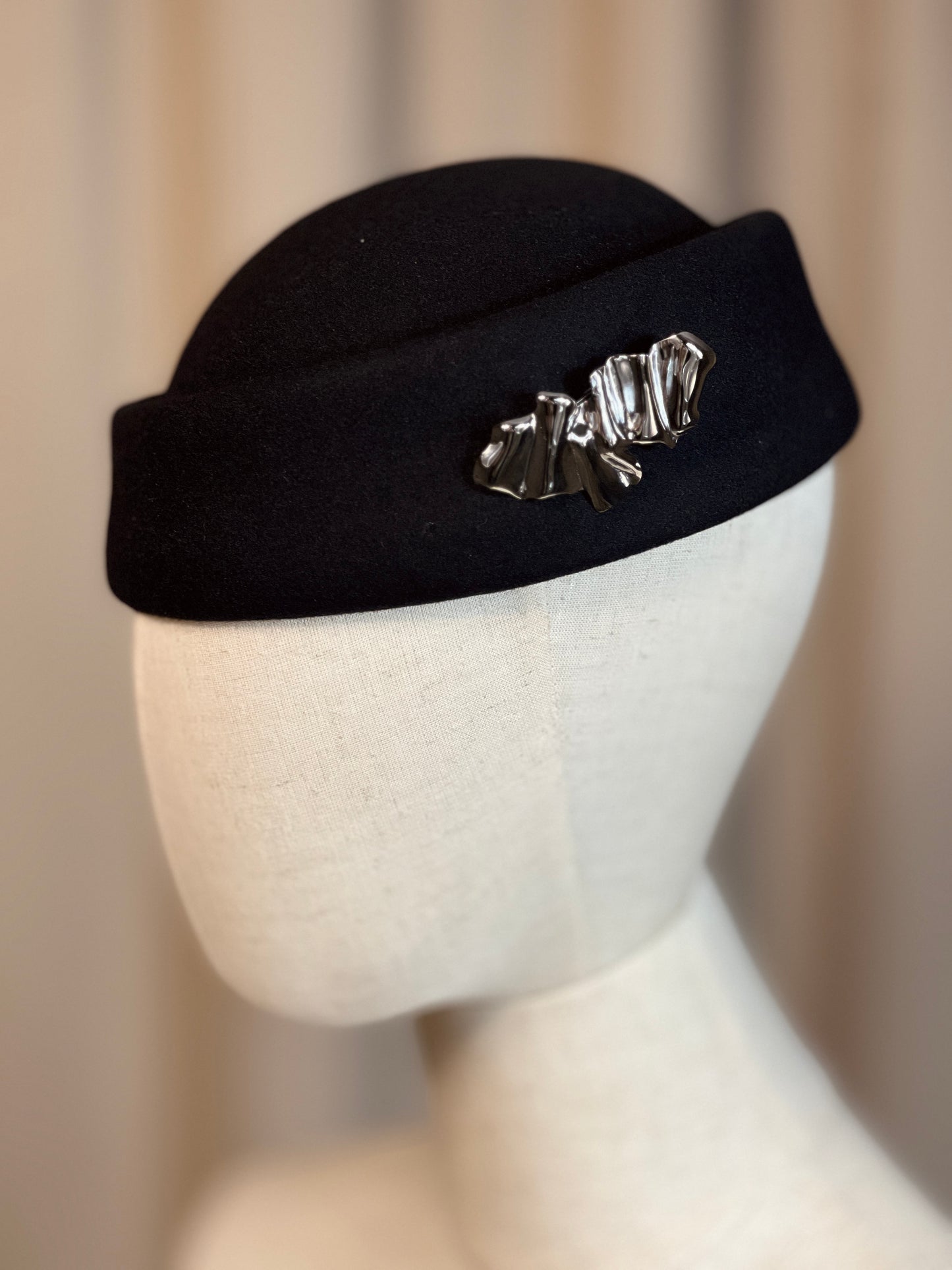 Broșă din oțel inoxidabil GAYA SILVER