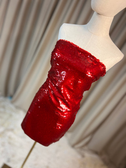 Червена рокля с пайети THAT GIRL