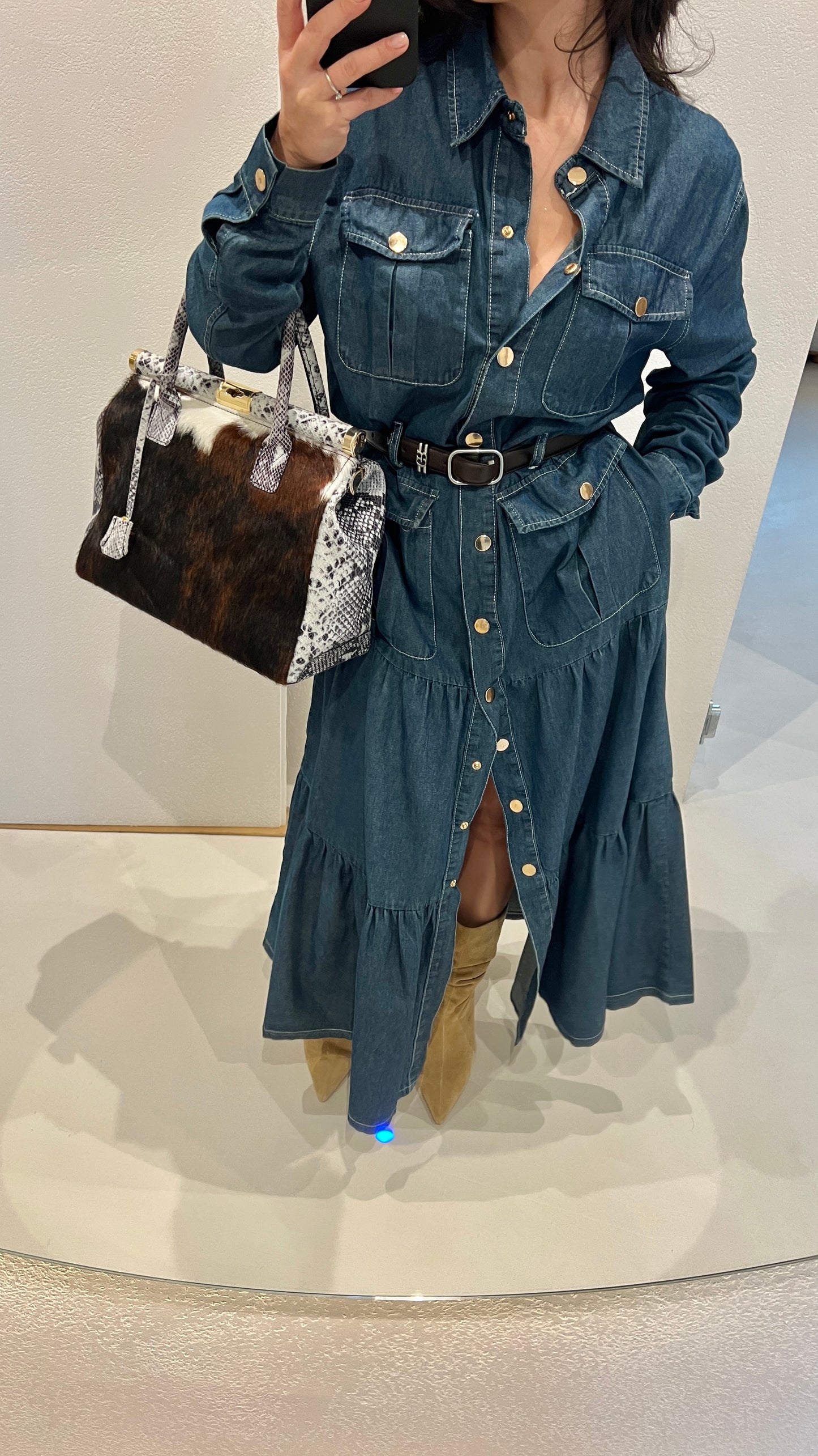 Denim dress CASSANDRA