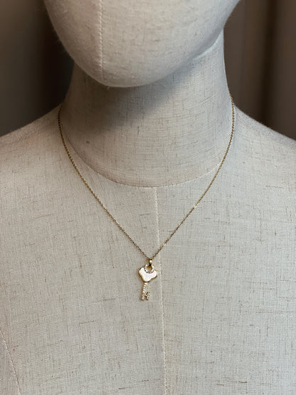 Колие от неръждаема стомана KEY TO MY HEART