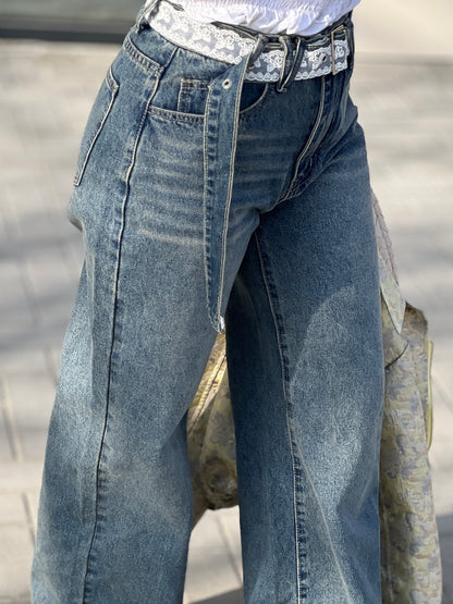 ANABELLE Jeans with Lace Belt