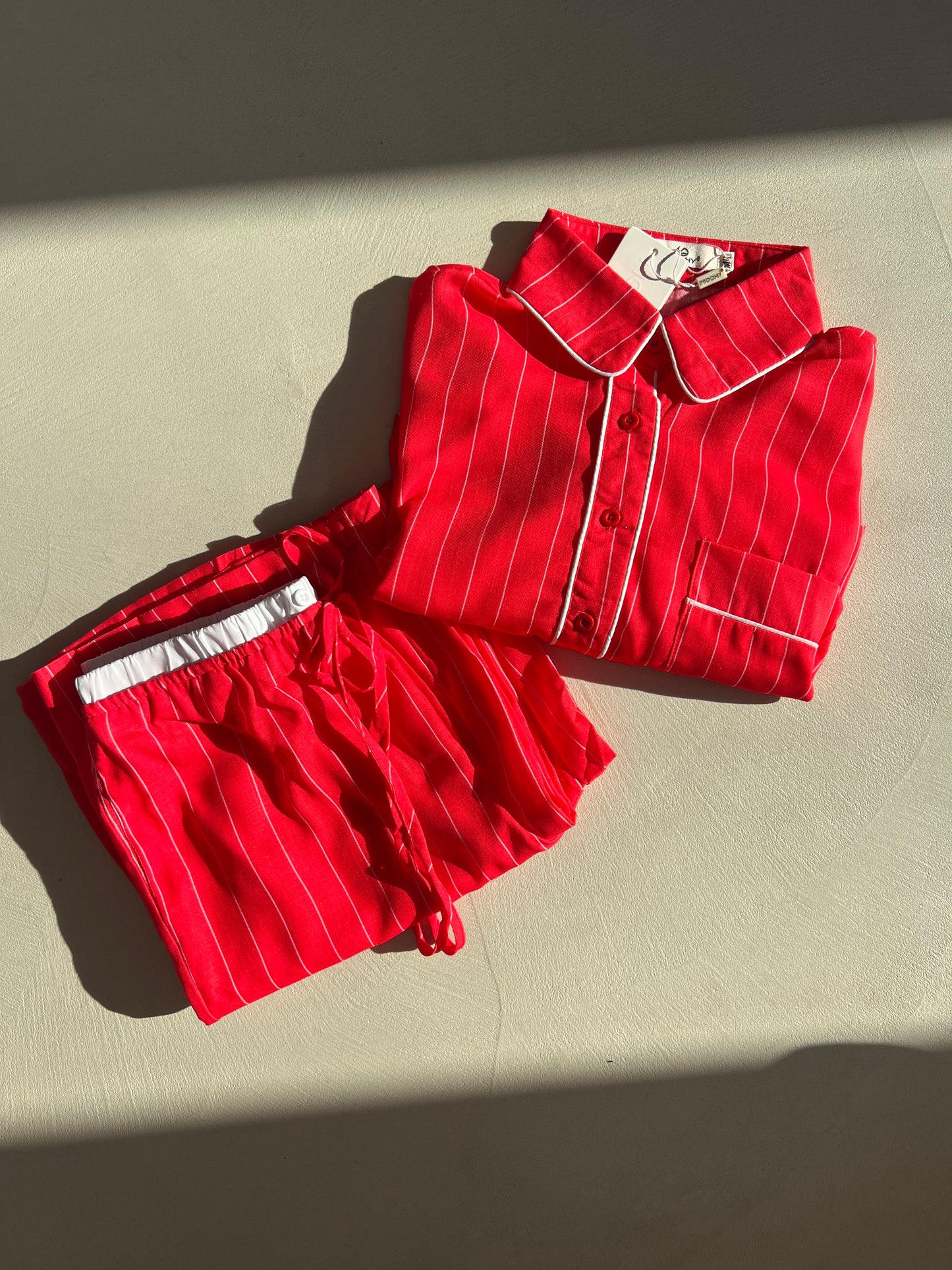 Памучна пижама PIJAMA PARTY RED