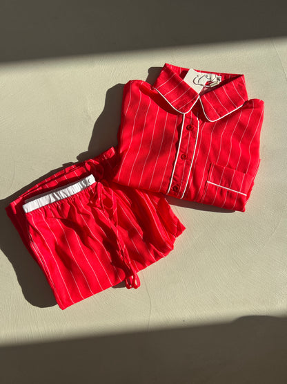 Памучна пижама PIJAMA PARTY RED