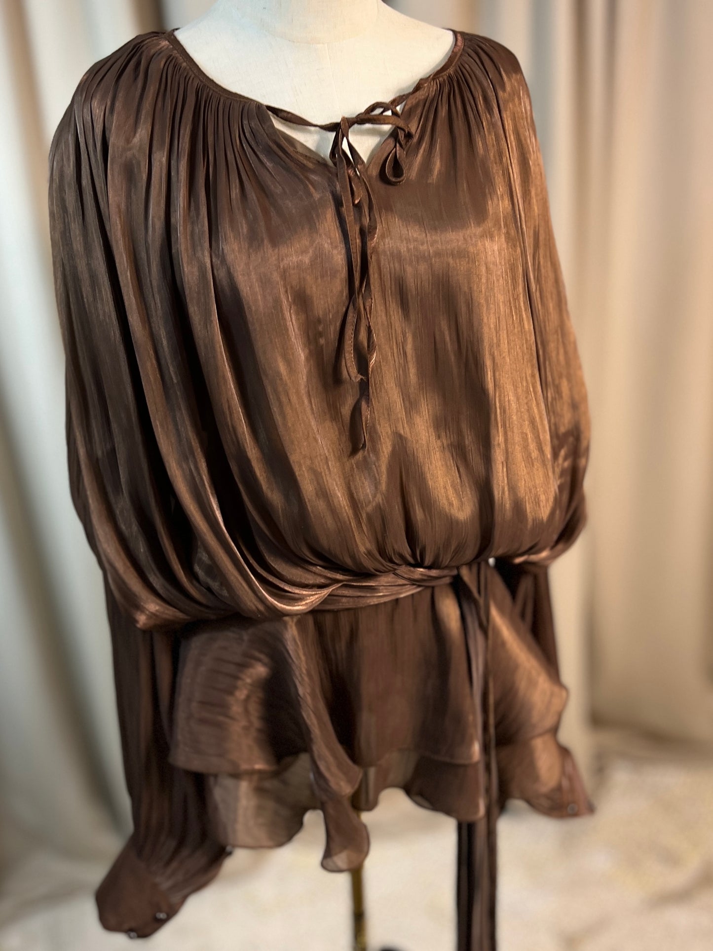 Рокля с воали PATRICIA COFFEE