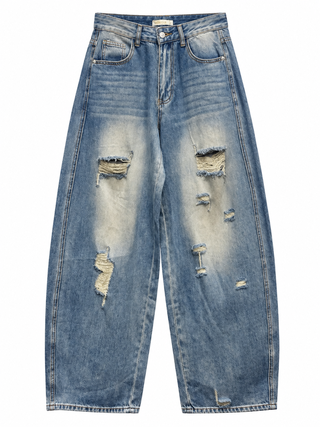 ZOË | Широки дънки сdistressed ефект
