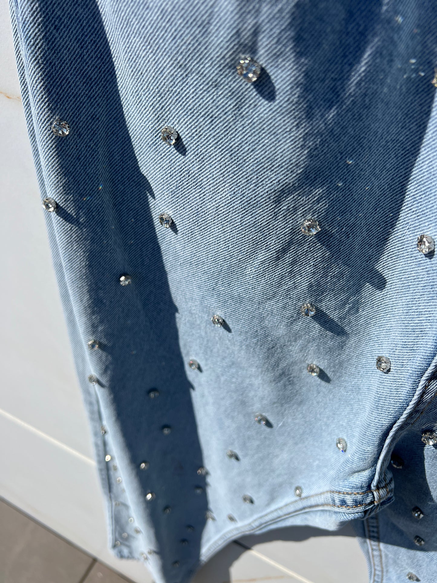 Дънки с камъчета DENI