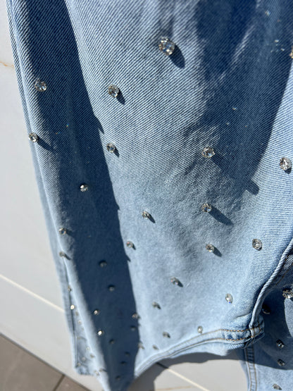 Дънки с камъчета DENI