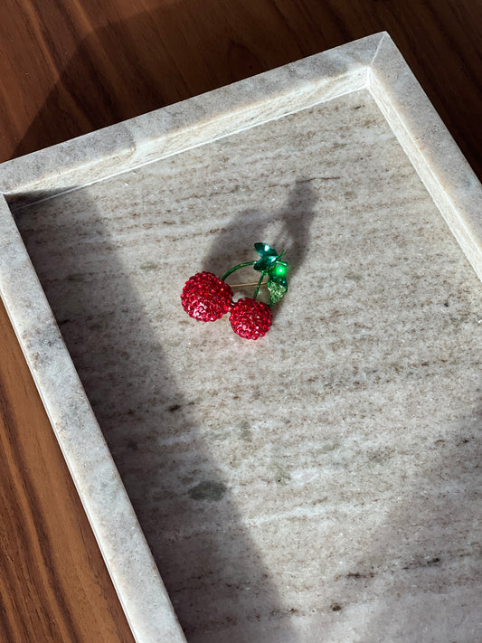 Brosă CHERRY DIAMONDS