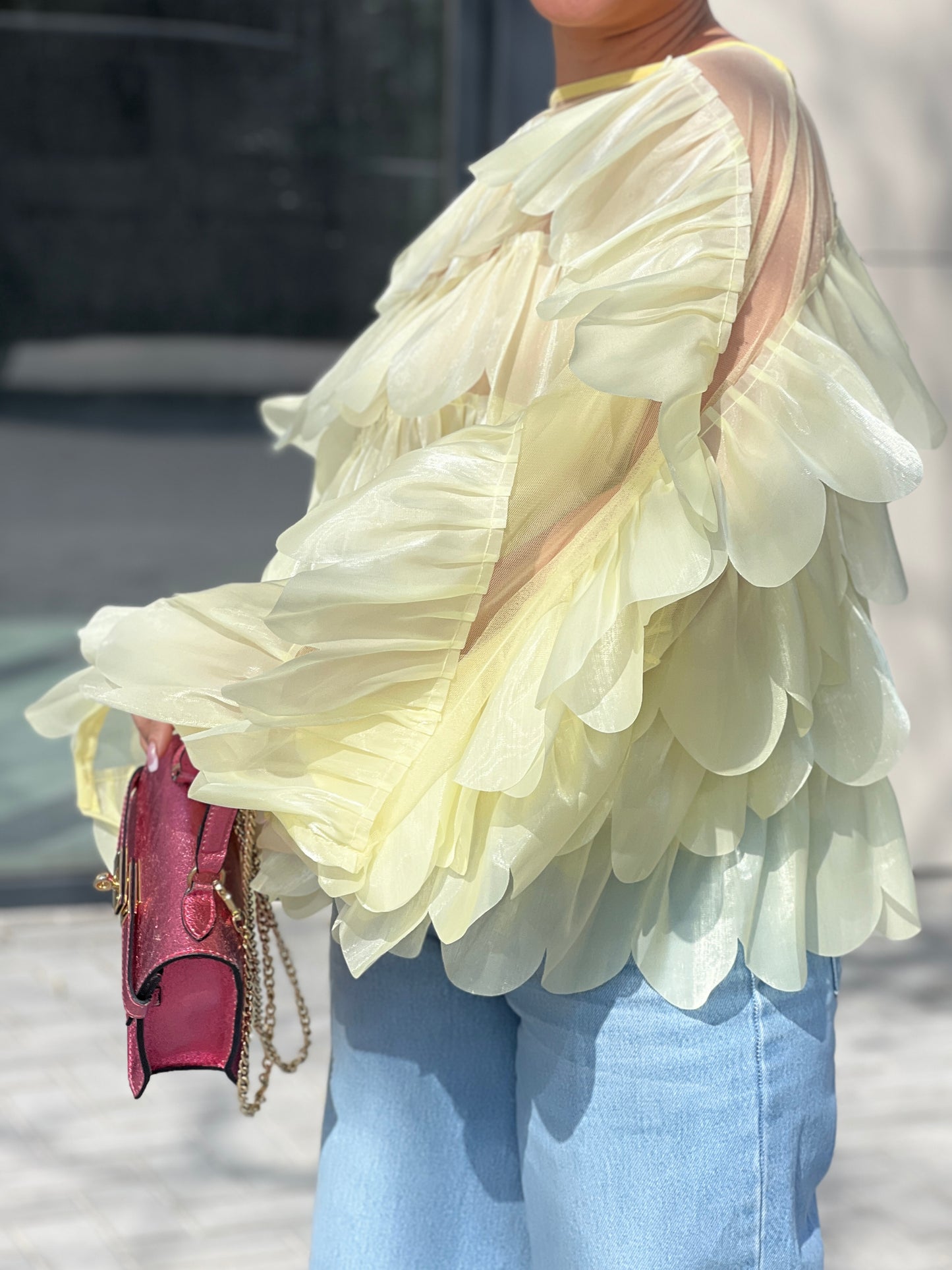 Cămașă ANGEL WINGS YELLOW