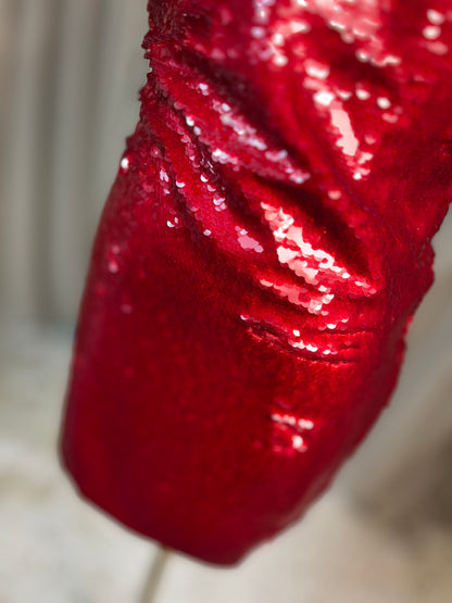 Червена рокля с пайети THAT GIRL