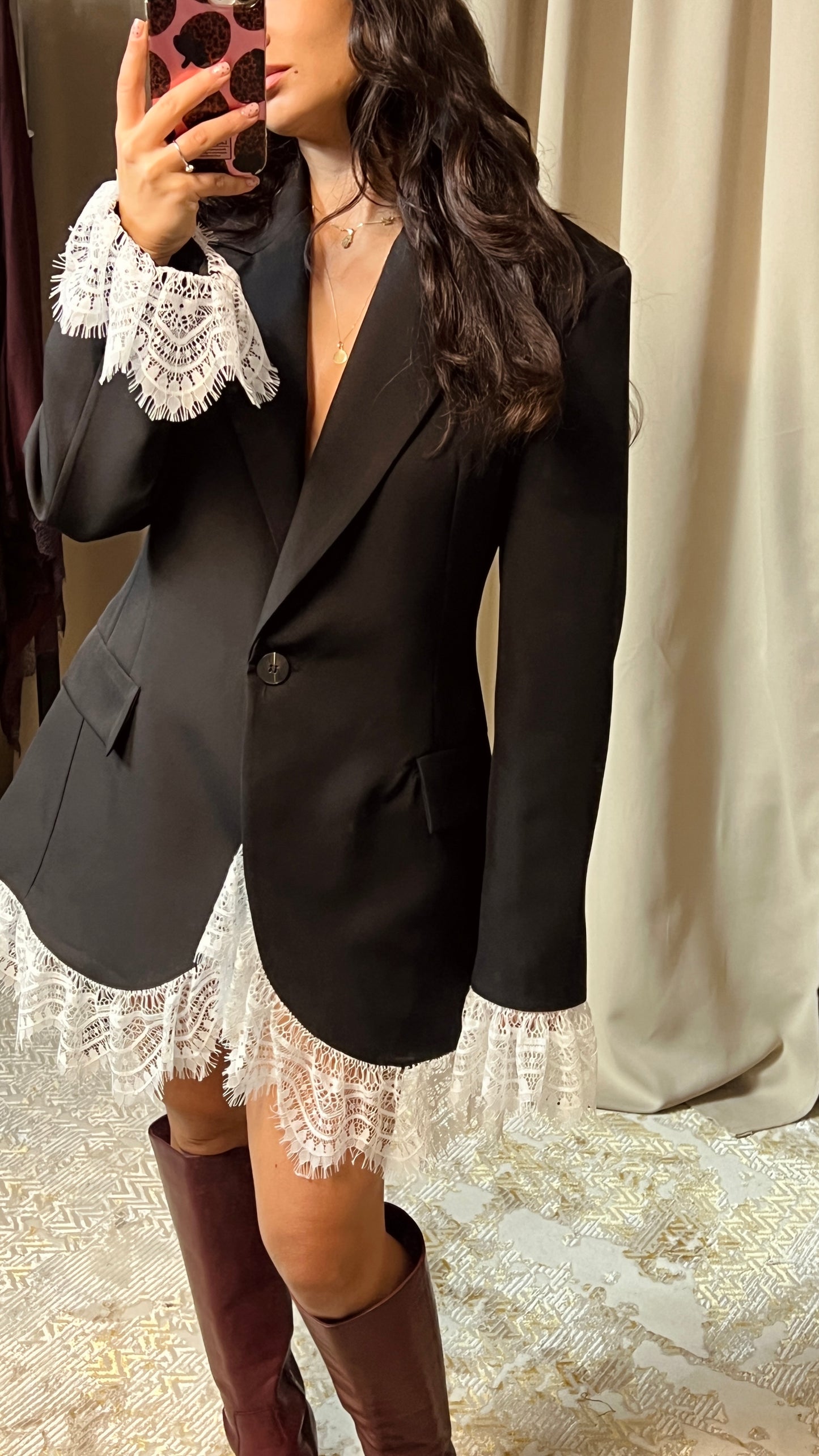 Блейзър с удължена кройка DIANA