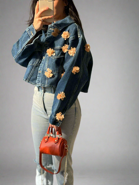 Дънково яке MODA BOMBA'S SPRING