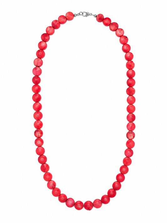 Колие AMALFI Coral от естествени камъни