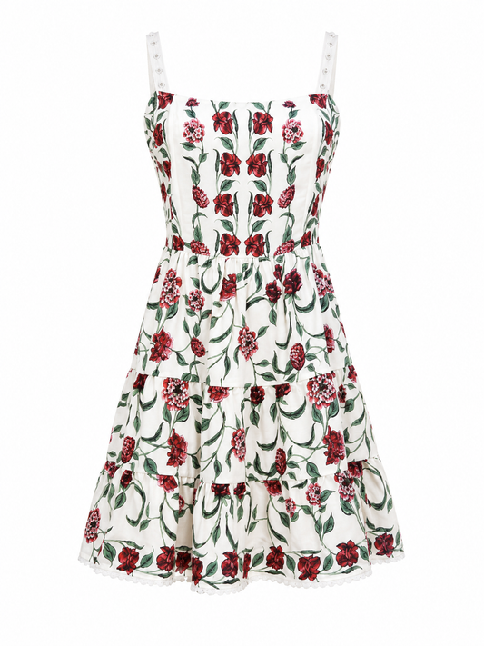 Лятна рокля MONTECARLO с romantic floral print