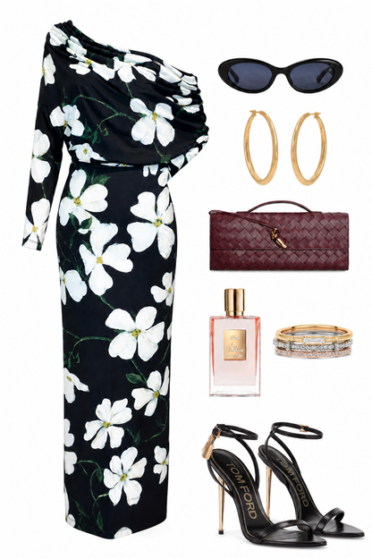 Rochie cu umerii goi MAGNOLIA