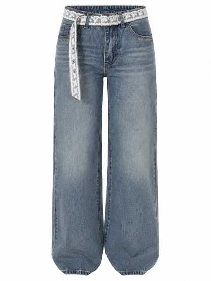 ANABELLE Jeans with Lace Belt