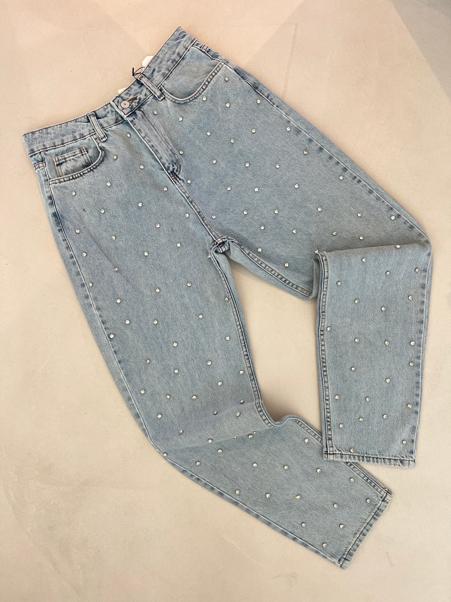 Дънки с камъчета DENI