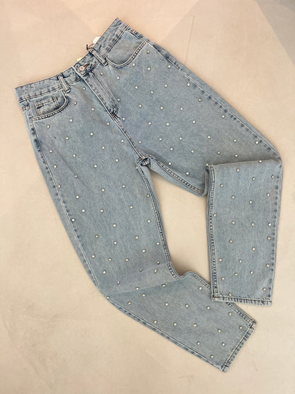 Дънки с камъчета DENI