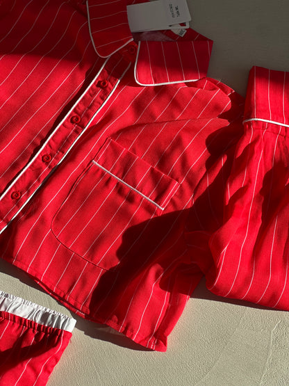 Памучна пижама PIJAMA PARTY RED