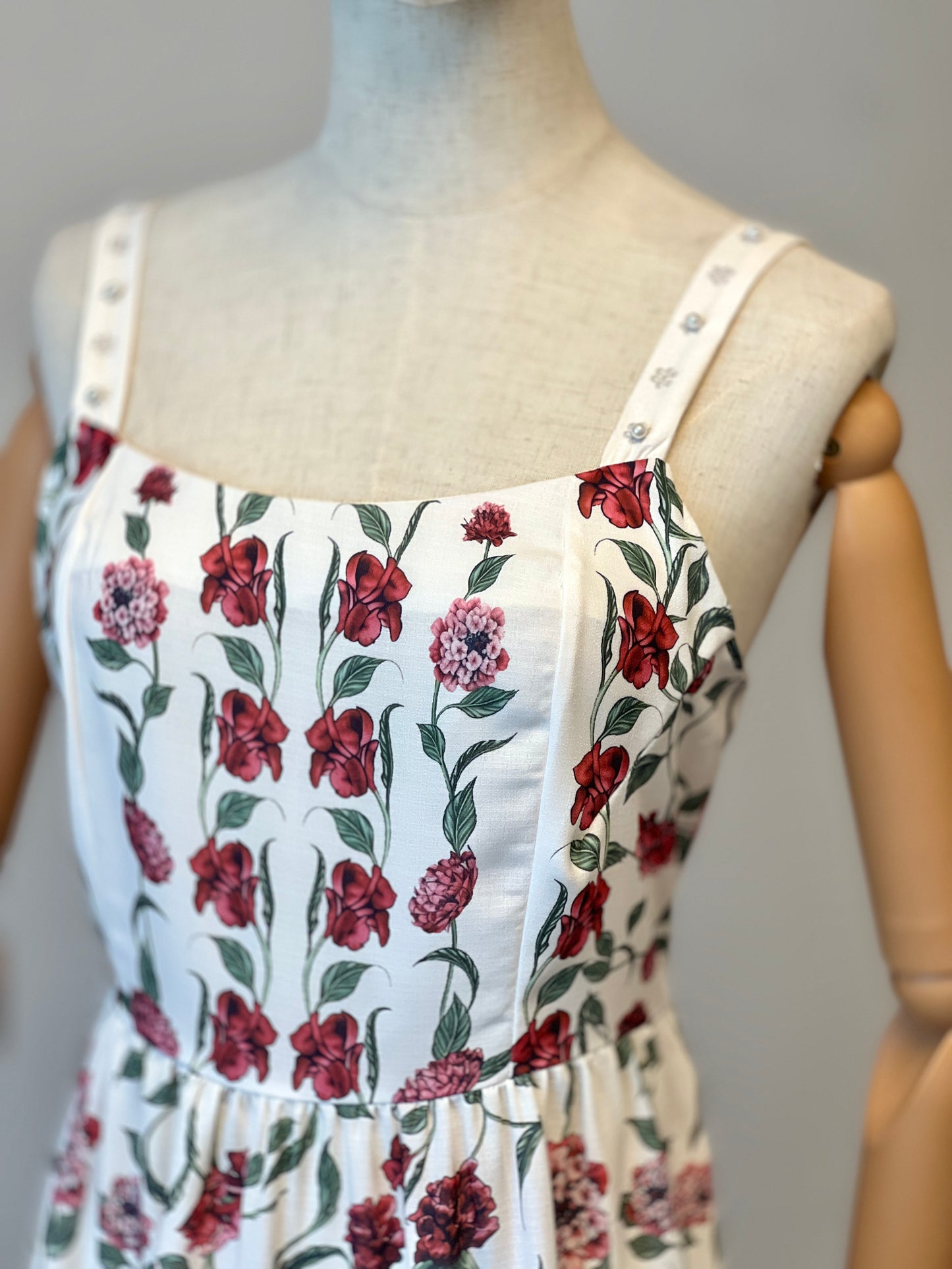 Лятна рокля MONTECARLO с romantic floral print