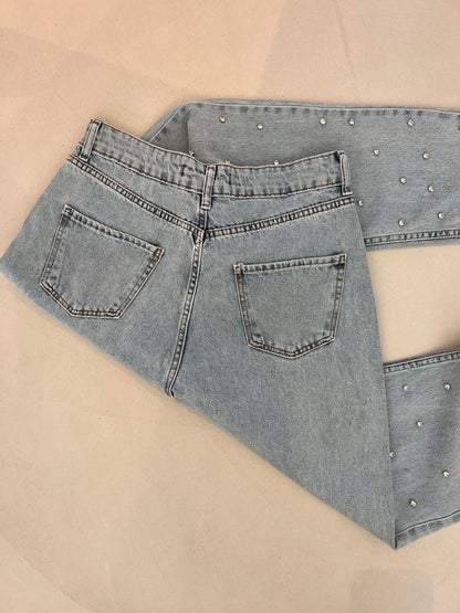 Дънки с камъчета DENI