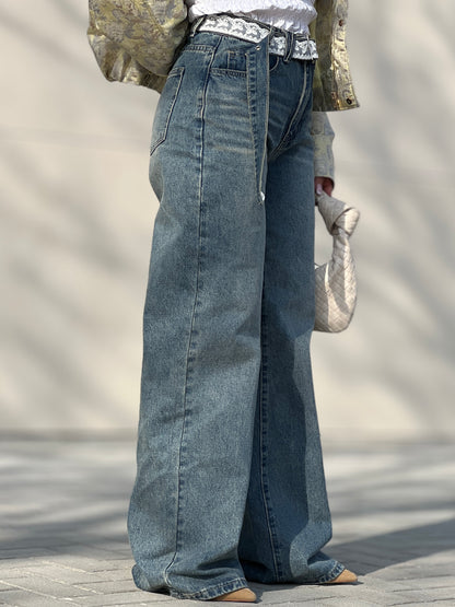 ANABELLE Jeans with Lace Belt