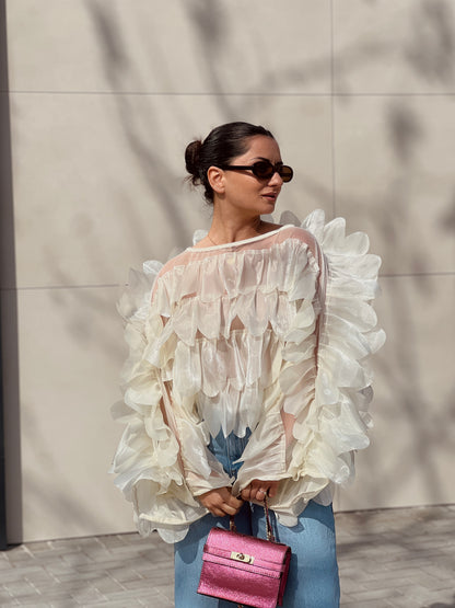 Shirt ANGEL WINGS CHAMPAGNE