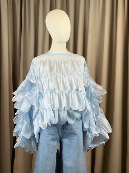Shirt ANGEL WINGS BLUE